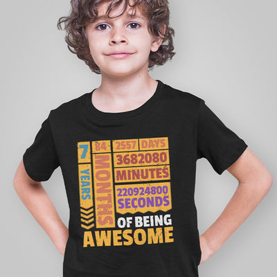 7 Years Of Being Awesome 2 Youth Tee