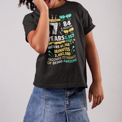 7 Years Of Being Awesome Youth Tee