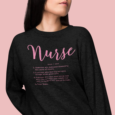 Nurse Definition Crewneck Sweat Shirt