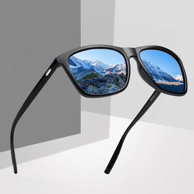 Sunglasses Men/Women Polarized Square Mirror Driving Sun Glasses Men Brand Designer Retro Classic Vintage Driver Goggles UV400