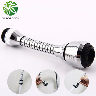 360 Degree Kitchen Faucet Extension Tube Adjustment Kitchen Faucet Accessories Bathroom Extension Water Tap Water Filter Foam