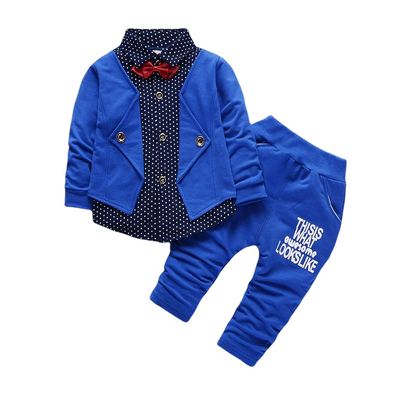Spring Kids Fashion Clothes Baby Boy Girl Cotton Jacket Pants 2pcs/sets Autumn Children Infant Casual Clothing Toddler Tracksuit