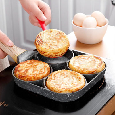New Kitchen Non-Stick Pan Fried Egg Ham Burger Meat Pancake Pan Bakelite Anti-Scald Handle Frying Pan Kitchen Cooking Utensils