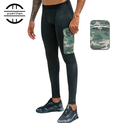 Design New Camo Pocket Compression Leggings Runnings Workout Tights Base Layer Mens GYM Pants Sports Sweatpants Leggings