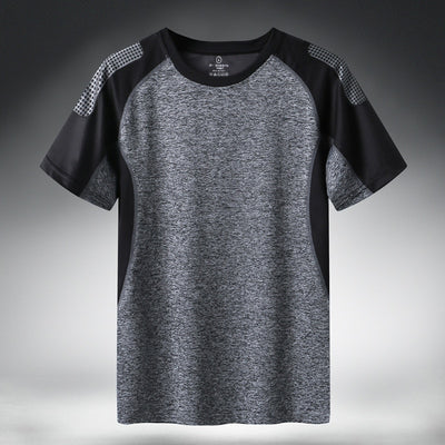 Quick Dry Sport T Shirt Men&#39;S 2022 Short Sleeves Summer Casual Plus Asian Size 5XL 6XL 7XL Top Tees GYM Tshirt Clothes