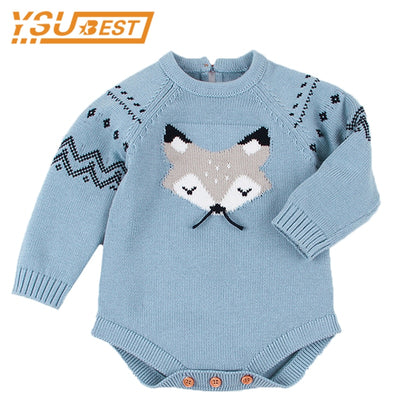 Fox Infant Clothing Baby Boy Girl Clothes New 2021 Boys Girls Rompers Fashion Baby Romper Cute Cartoon Fox Jumpsuit Kids Costume