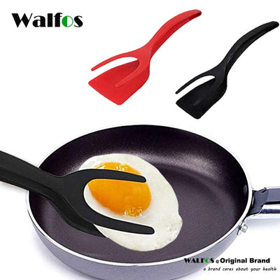 2 in 1 Non-Stick Fried Egg Turners Pancake Toasted Bread Grip and Flip Spatula Kitchen Utensils Cooking Tool Kitchen Accessories