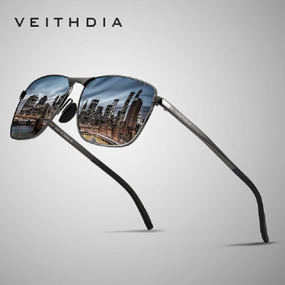 VEITHDIA Brand Men's Vintage Sports Sunglasses Polarized UV400 Lens Eyewear Accessories Male Outdoor Sun Glasses For Women V2462