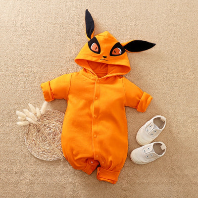 Anime Cosplay Clothes Halloween Costume Kurama Newborn Baby Boy Clothes Children Overalls Romper Onesie Jumpsuit Bodysuit Things