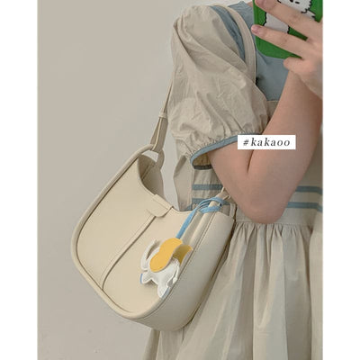 Women's Korean-Style Niche Texture Bag All-Match Saddle Bag