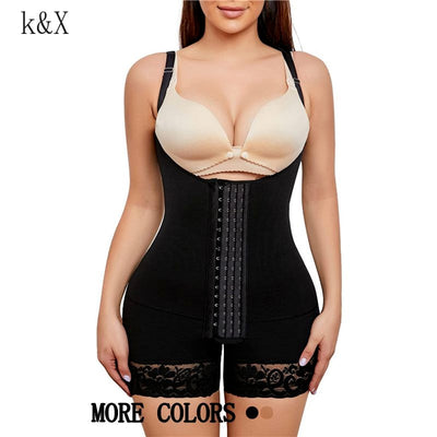 Bodysuit Shapewear for Women Weight Loss Full Stomach Coverage Body Shaper Postpartum Belly Slimming Fajas Shaping Under Clothes