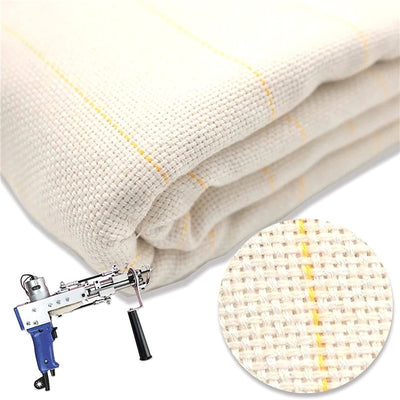 1.5*3 meter Monk Cloth Tufting Cloth Marked Lines Woven for Making Garments DIY Monk Cloth Carpet Tapestry Rug Making Needlework