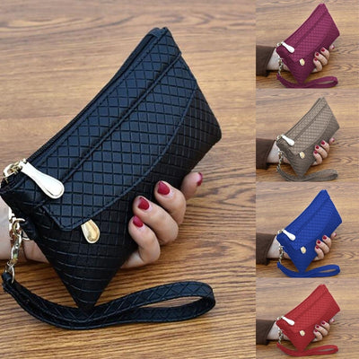 New Fashion Pu Leather Women Wallet Clutch Women&#39;s Purse Best Phone Wallet Female Case Phone Pocket Purse Coin Bag