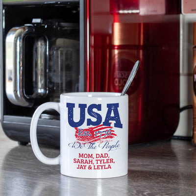 USA - White Coffee Mug