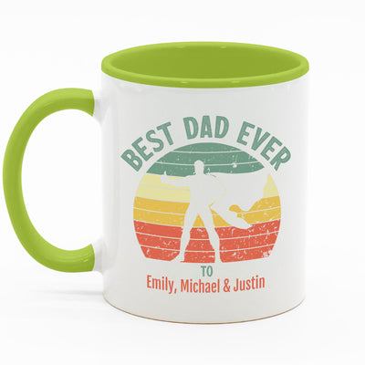 Best Dad Ever - Colored Mug