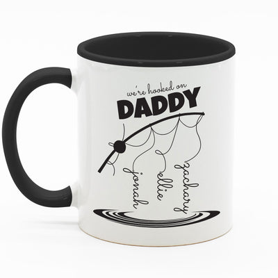 Hooked On Daddy - Colored Mug